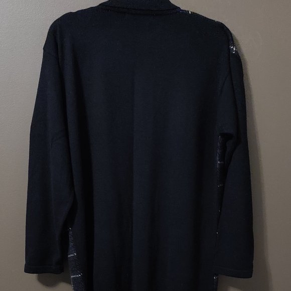 Le Collezioni Structure 100% Pure New Wool 1/4 Zip Sweater Men's MEDIUM - Picture 4 of 6